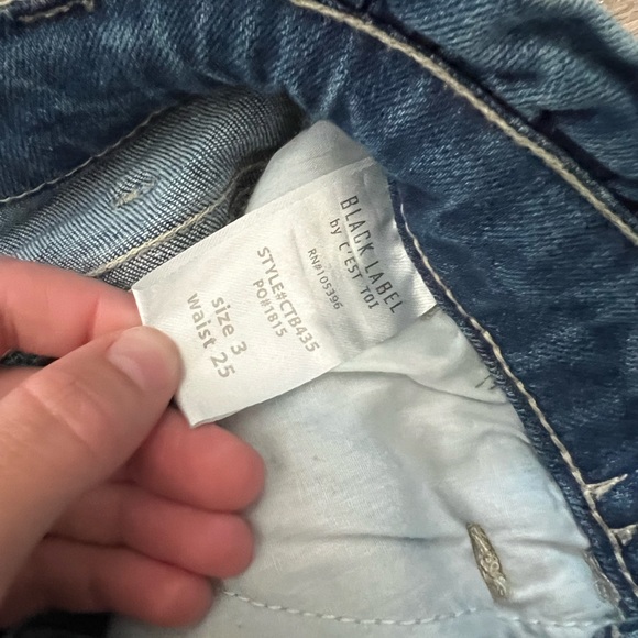 Black Label Paper Bag High Waisted Tie Skinny jeans - Picture 5 of 5